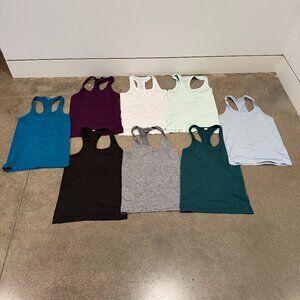 Lululemon Swiftly Tech Racerback Tank Hip Length Bundle – Size 4 – 8 Pair Lot